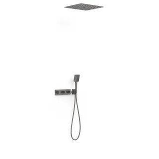 Tres Bausatz 3 Wege Thermostat Unterputz B system für die Dusche , 30725306GR 30725306GR