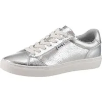 HUGO Morrie_Tenn Plateausneaker Schnürschuh, Halbschuh, Freizeitsneaker zum Schnüren