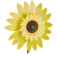 relaxdays Deko-Windrad 2 x Windrad Blume für Garten