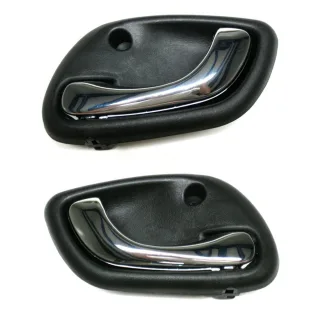Türgriff INNEN SCHWARZ CHROM VORNE LINKS + RECHTS für Suzuki Vitara 1998-2005