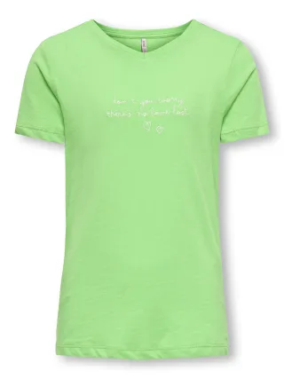 KIDS ONLY - KOGVINNI REG S/S V-NECK TOP BOX JR - Gr. - 164
