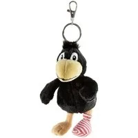 Heunec® Plüschanhänger Schlüsselanhänger Der kleine Rabe Socke schwarz 15cm