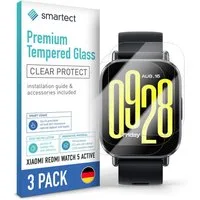 smartect Displayschutzglas Schutzglas Panzerfolie Klar für Xiaomi Redmi Watch 5 Active, Set, 3 Stück, Schutzfolie Glasschutz Bildschirm