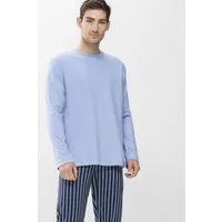 Mey Pyjamaoberteil Mey Herren Shirt langarm Serie Springvale Uni (1-tlg)