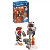 Playmobil® ESA: Astronaut mit Roboter (72014), City Action Konstruktions-Spielset, (42 St)