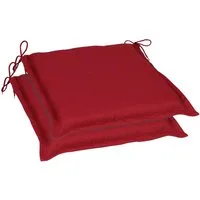 GO-DE Sitzkissen Dora, 2er Set, 45x47 cm