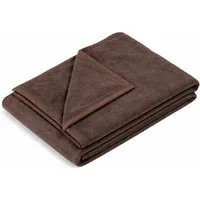 Wohndecke Cotton Home, Biederlack, im Uni Design, Kuscheldecke