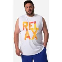 Men Plus T-Shirt Tanktop großer Print Rundhals