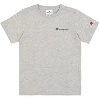 Champion T-Shirt mit Logodrucken, Kurzarm, Rundhalsausschnitt, gerader Abschluss