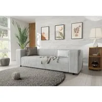 S-Style Möbel 3-Sitzer Sofa Gustav aus Cord-Stoff mit bequemem Sitz, mit Wellenfederung