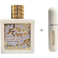 Lattafa Duft-Set Qaed Al Fursan Unlimited EDP + Parfümzerstäuber (leer) Set