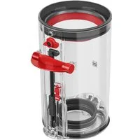 Trade-Shop Saugroboter Zubehör-Set Staubbehälter passend für Dyson V11, V15, SV14, SV15, SV17, SV22, Zubehör für Dyson 970050-01, 965443-01, Ersatzbehälter mit transparentem Design / Höhe: ca. 19,6cm