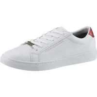 Tommy Hilfiger ESSENTIAL SNEAKER Sneaker, Freizeitschuh, Halbschuh, Schnürer, Kontrastbesatz an der Ferse