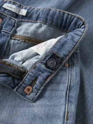 NAME IT - NKFROSE STRAIGHT HW JEANS 9222-BE NOOS Medium Blue Denim - Gr. - 158