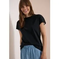 CECIL T-Shirt mit gerafften Ärmeln