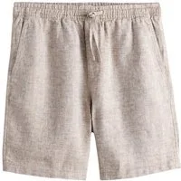 Next Shorts Shorts mit Tunnelzugbund aus schwerem Leinenstoff (1-tlg)