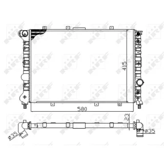 NRF Motork?hler Alfa Romeo 156 58202A