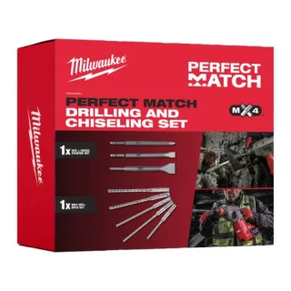Milwaukee SDS-Plus Bohrer+Meißel Perfect Match MX4 8-teilig - 4932492654