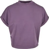 URBAN CLASSICS T-Shirt Urban Classics Damen Ladies Short Pigment Dye Cut On Sleeve Tee (1-tlg)
