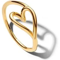 Pandora Fingerring PANDORA Essence Damenring Herz, IP Gold