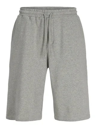 JACK&JONES - JPSTOWEN FALLS SWEAT SHORTS JNR Light Grey Melange - Gr. - 176
