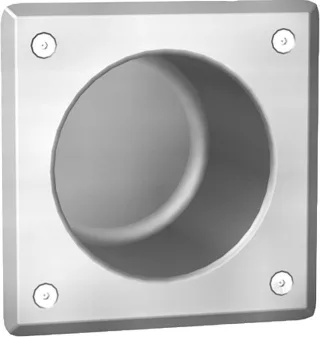 KWC Aquarotter WC-Rollenfach, HEAVY DUTY, Edst., 180x180x105 mm, Unterputz, für 1 Rolle, 2000102704 2000102704