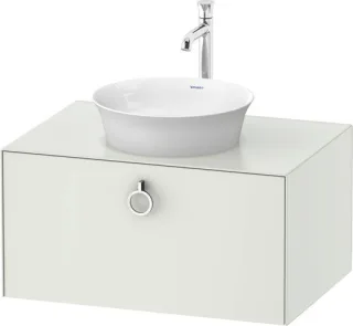 Duravit White Tulip Konsolenwaschtischunterbau wandhängend Weiß Seidenmatt 800x550x408 mm - WT498003 WT4980036360010