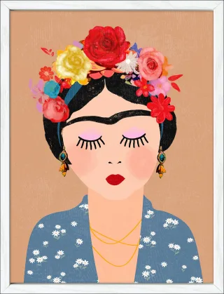 Gerahmtes Bild FRIDA KAHLO II