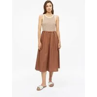 s.Oliver Midikleid Kleid Kleid im Fabricmix mit Eingrifftaschen