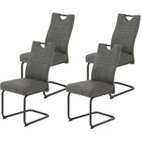 HELA Freischwinger JUPITER (Set, 4 St), Federkern und Griff, 140 Kg Belastbarkeit, 2er und 4er Set