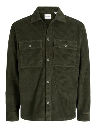 JACK&JONES - JJEPERFECT CORDUROY OVERSHIRT LS SN rosin - Gr. - XL