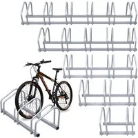Clanmacy Fahrradständer 2/3/4/5/6-fach Fahrradständer, Mehrfachständer 35-55mm Reifenbreite