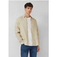 s.Oliver Langarmhemd Hemd Regular Fit: Hemd aus reinem Leinen