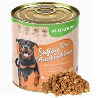 Lyra Pet Lecker.Pet Ginos Saftige Fleischmahlzeit 9,6 kg