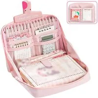 LIANNA Federmäppchen Federmäppchen Federmäppchen, Schreibwaren Schreibtisch Organizer, (Set, 1-tlg., Künstlerbedarf und kleinen Accessoires), Große Kapazität für eine Vielzahl von Bürobedarf