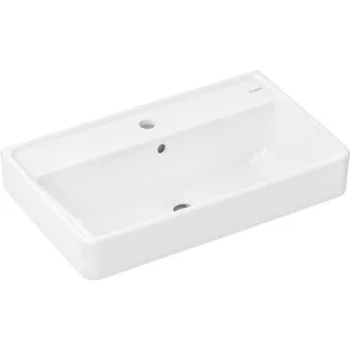 hansgrohe Xanuia Q Waschtisch 61128450 650x390mm, mit Hahnloch/Überlauf, SmartClean, weiß