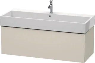 Duravit L-Cube Waschtischunterbau wandhängend Taupe Supermatt 1184x459x394 mm - LC617908383 LC617908383