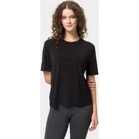 Les Lunes T-Shirt MILLIE Shirt Basic Locker geschnittenes Basic T-Shirt aus weichem Bambus-Mix