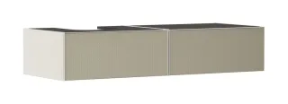Hansgrohe Xevolos E Waschtischunterschrank Sandbeige Matt 1370/550 mit 2 Schubkästen für Konsole mit 54320390