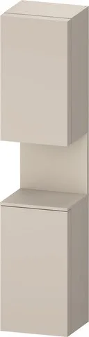 Duravit Qatego Hochschrank Taupe Matt 400x360x1760 mm - QA1346L83910000 QA1346L83910000