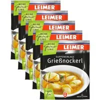 Leimer Fertiggericht, Leimer Grießnockerl Suppeneinlage für 8 Portionen 100g 5er Pack
