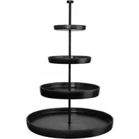 ASA SELECTION Etagere Asa Etagere Grande Nero Flach Black Iron (4-stufig) (61cm)