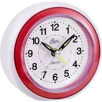 Atlanta Quarzwecker ideal für Reisen, Geschenkidee, Leuchtzeiger, Weckwiederholung, analog