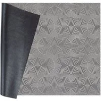 ANRO Läufer Velora Teppichläufer hochwertig Küchenteppich, Rechteckig, Höhe: 3 mm, Küchen- Flurläufer 100cm Bauhaus Grau pflegeleicht