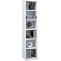 VCM Standregal Holz CD DVD Stand Aufbewahrung Deko Regal Elementa, 1-tlg., 92x21x20cm CD DVD Aufbewahrung, stehend
