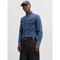 Jack & Jones Jeanshemd JJEWESTERN JJSHIRT AT 187 NOOS mit Brusttaschen