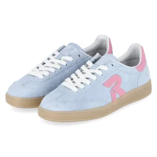Rieker Low Sneaker - Gr. 36 - Blau - Rauleder