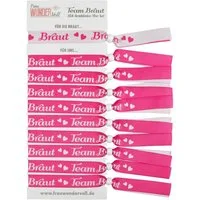 Frau WUNDERVoll Papierdekoration JGA Armband Pink