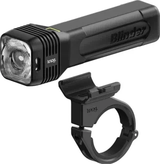 Knog Blinder 120 Lux Fahrradlampe StVZO weiße LED inkl. Lenkerhalterung schwarz
