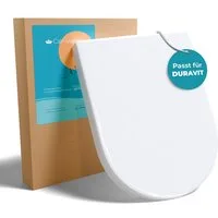 Calmwaters WC-Sitz Duravit ME by Starck, Für Duravit ME by Starck, Absenkautomatik, Abnehmbar, 26LP6316
